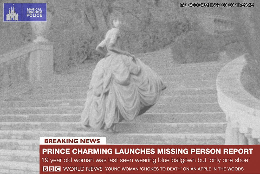 Breaking News - Cinderella - A0 Enlarged