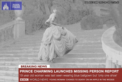 Breaking News - Cinderella - A0 By Lucy Bryant