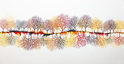 Autumn Treescape Art Print by Rob Wass - Art Republic