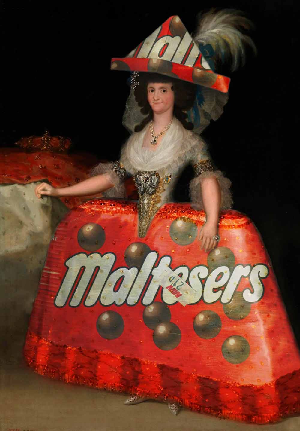 Goya's Maltesers, 2020 Enlarged