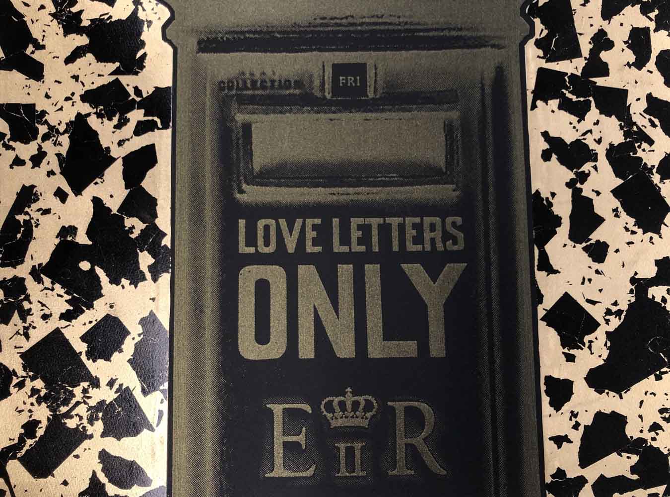 Love Letters Only - Noir Gold Enlarged