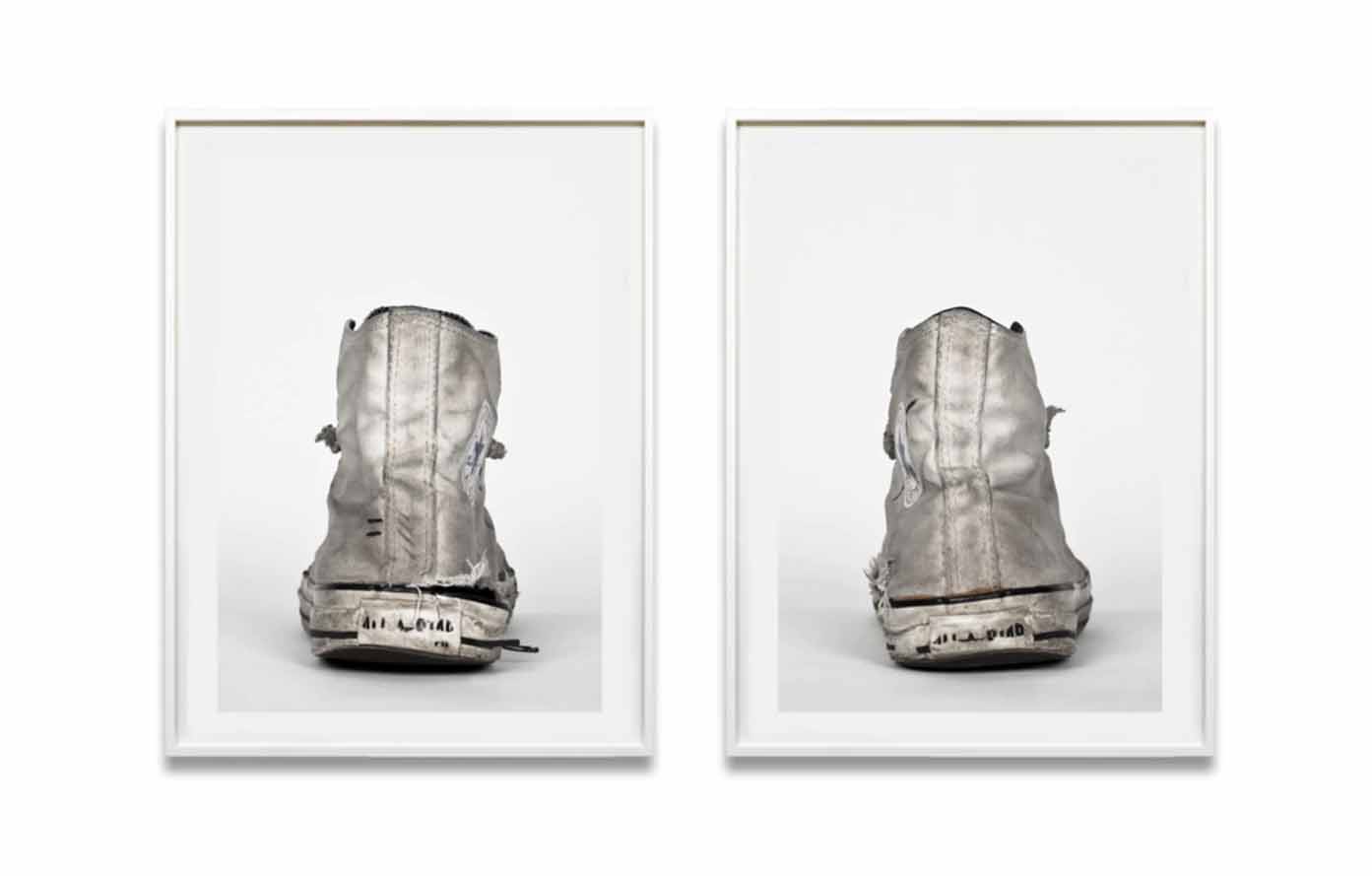Converse, Silver Hi- Tops by Michael Schachtner Enlarged