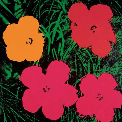 Flowers, c.1964 (1 red, 1 yellow, 2 pink) by Andy Warhol
