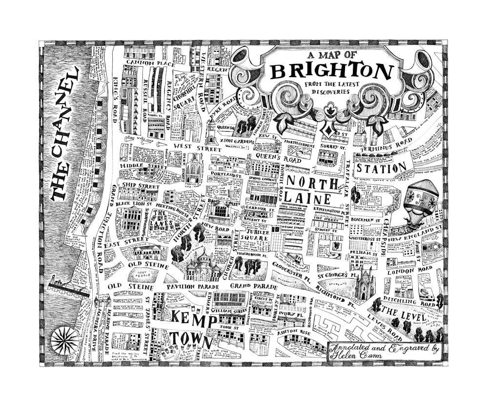 Brighton Map Enlarged