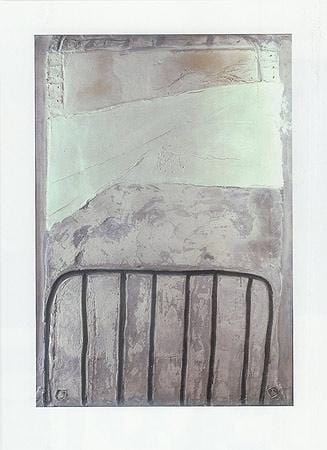 Antoni Tapies - Grand blanc a la cage, 1965 - artrepublic
