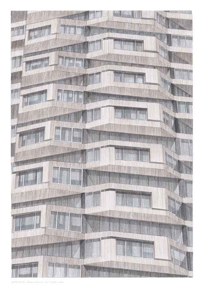 Shapes of Brutalism No. 1 Croydon, London Art Print by Oscar Francis - Art Republic