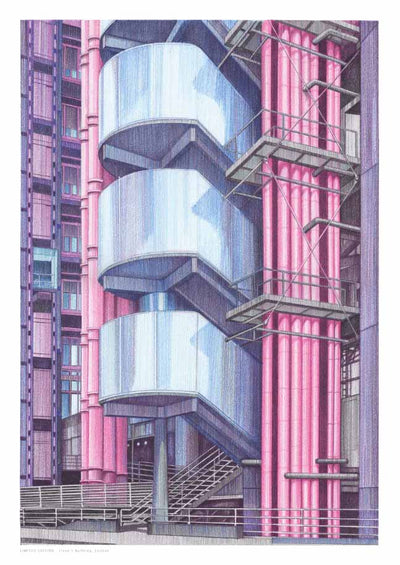 The Lloyd's Building, London Art Print by Oscar Francis - Art Republic