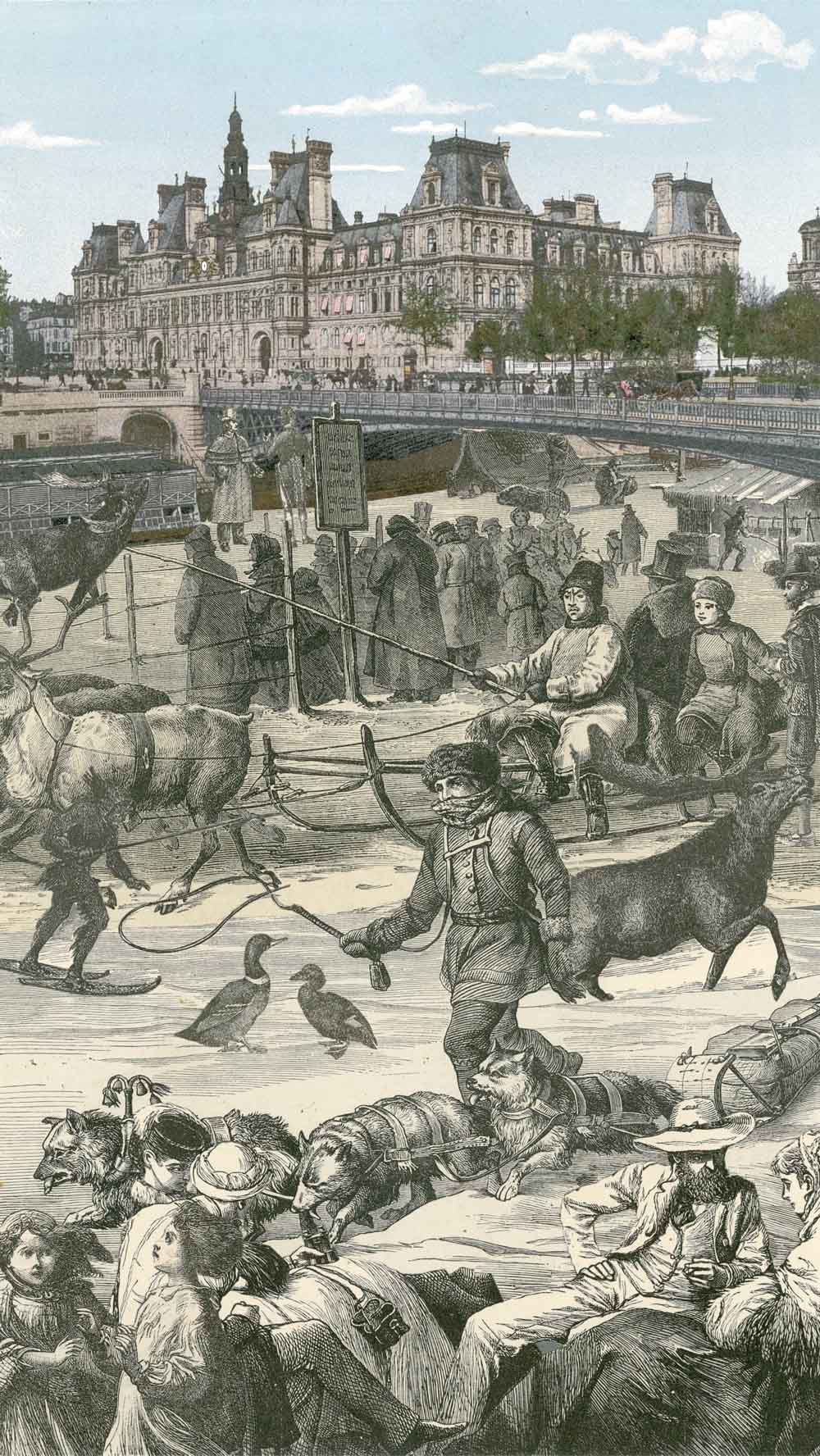 Paris - The Day the Seine Froze Over Enlarged