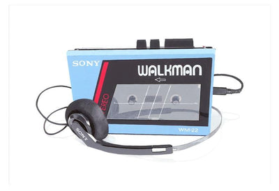 Sony Walkman - Blue Art Print by Horace Panter - Art Republic
