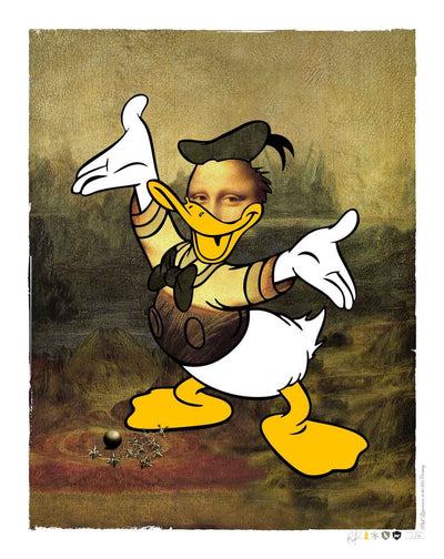 Mona Duck Art Print by Ralf Laurenson - Art Republic