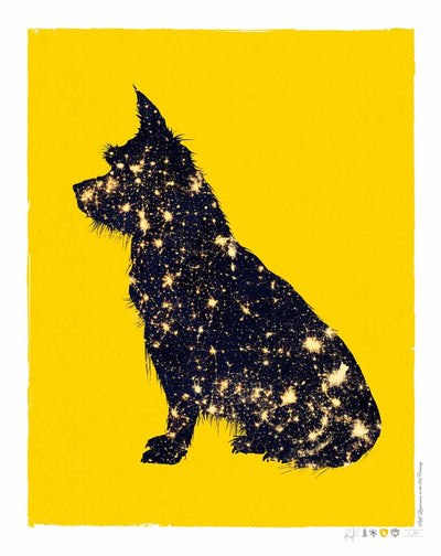 Star Terrier Art Print by Ralf Laurenson - Art Republic