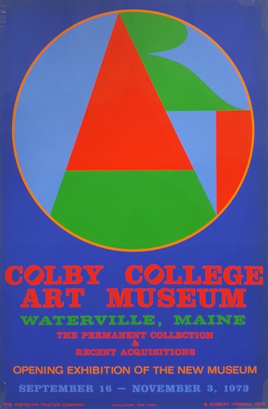 ART for Colby College Poster, 1973 Enlarged