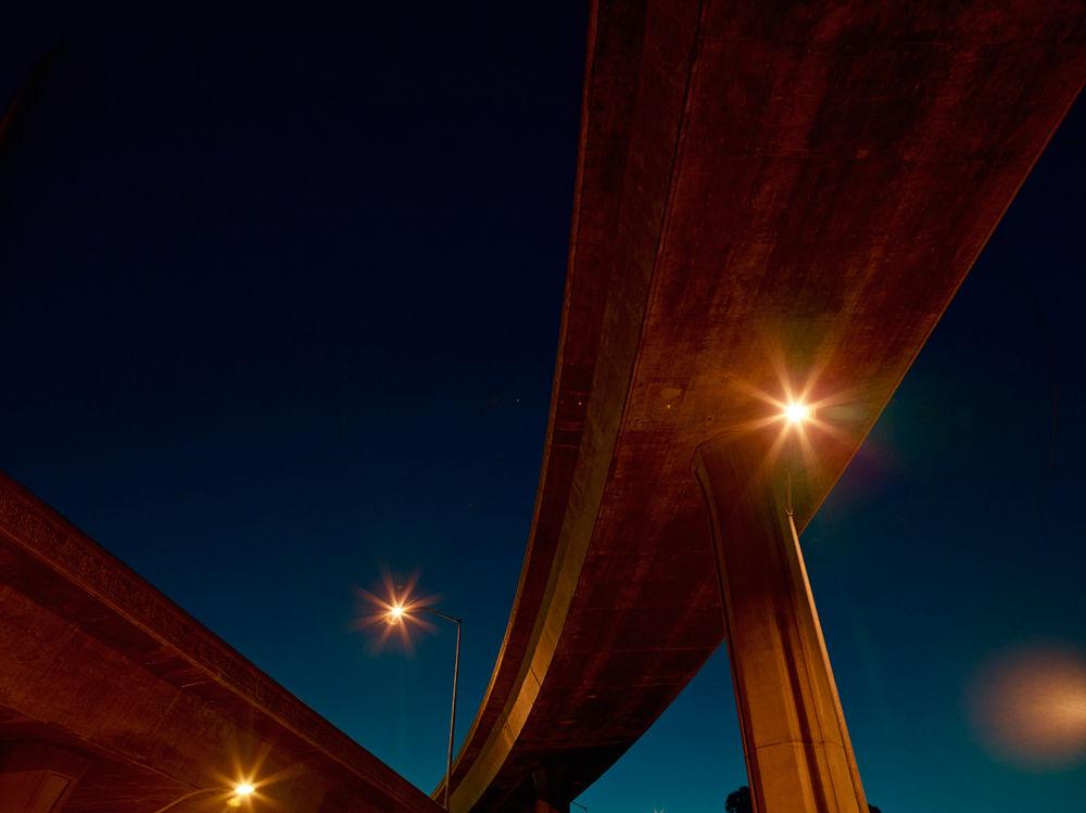 LA Freeway by Samuel Hicks Enlarged