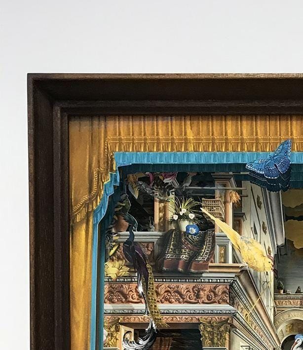 The Gold Architects' Parakeets Diorama Enlarged