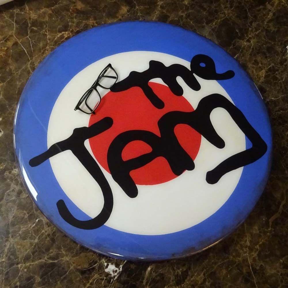 The Jam GIANT 3D Vintage Pin Badge Enlarged