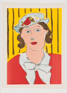 Femme au Chapeau, circa 1939 Enlarged