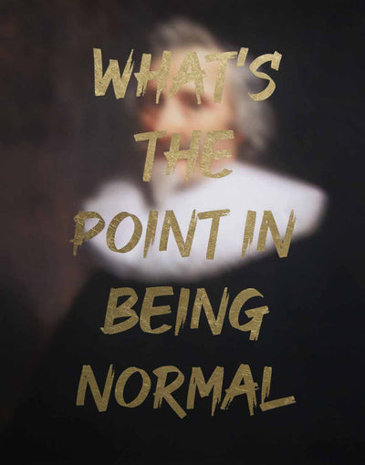 What's the Point in Being Normal Art Print by AAWatson - Art Republic